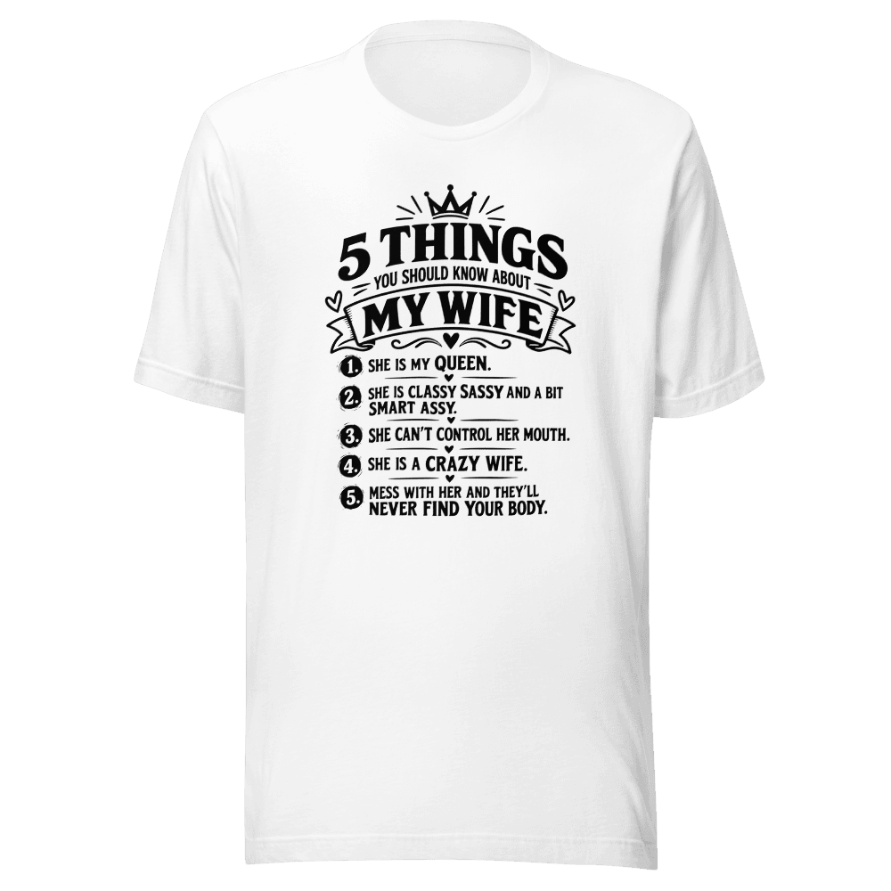 5 Things My Wife
